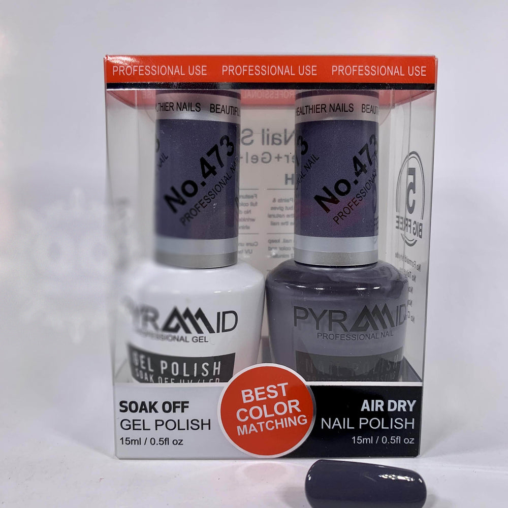 Pyramid Gel Polish + Nail Lacquer, 473, 0.5oz