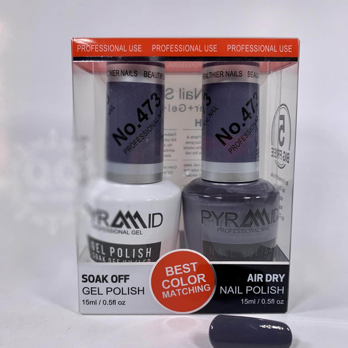 Pyramid Gel Polish + Nail Lacquer, 473, 0.5oz