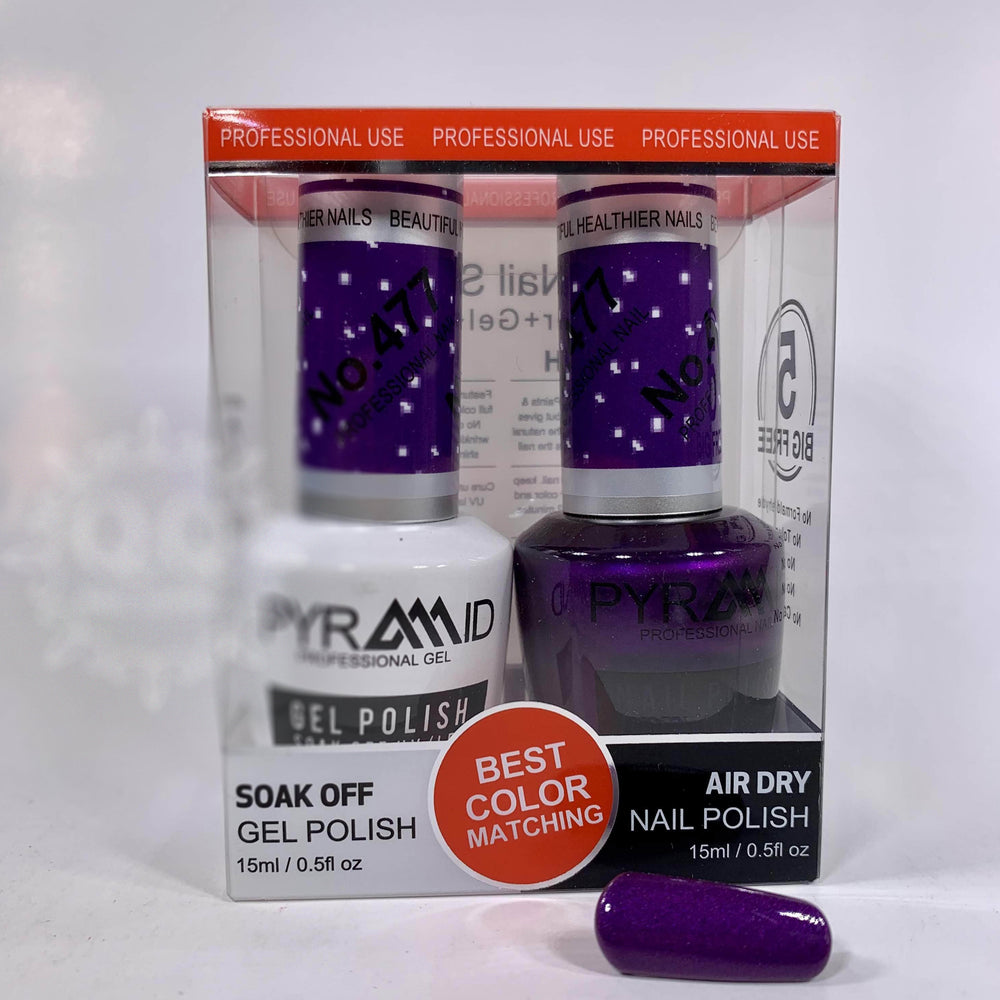 Pyramid Gel Polish + Nail Lacquer, 477, 0.5oz