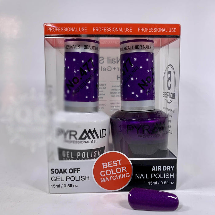 Pyramid Gel Polish + Nail Lacquer, 477, 0.5oz