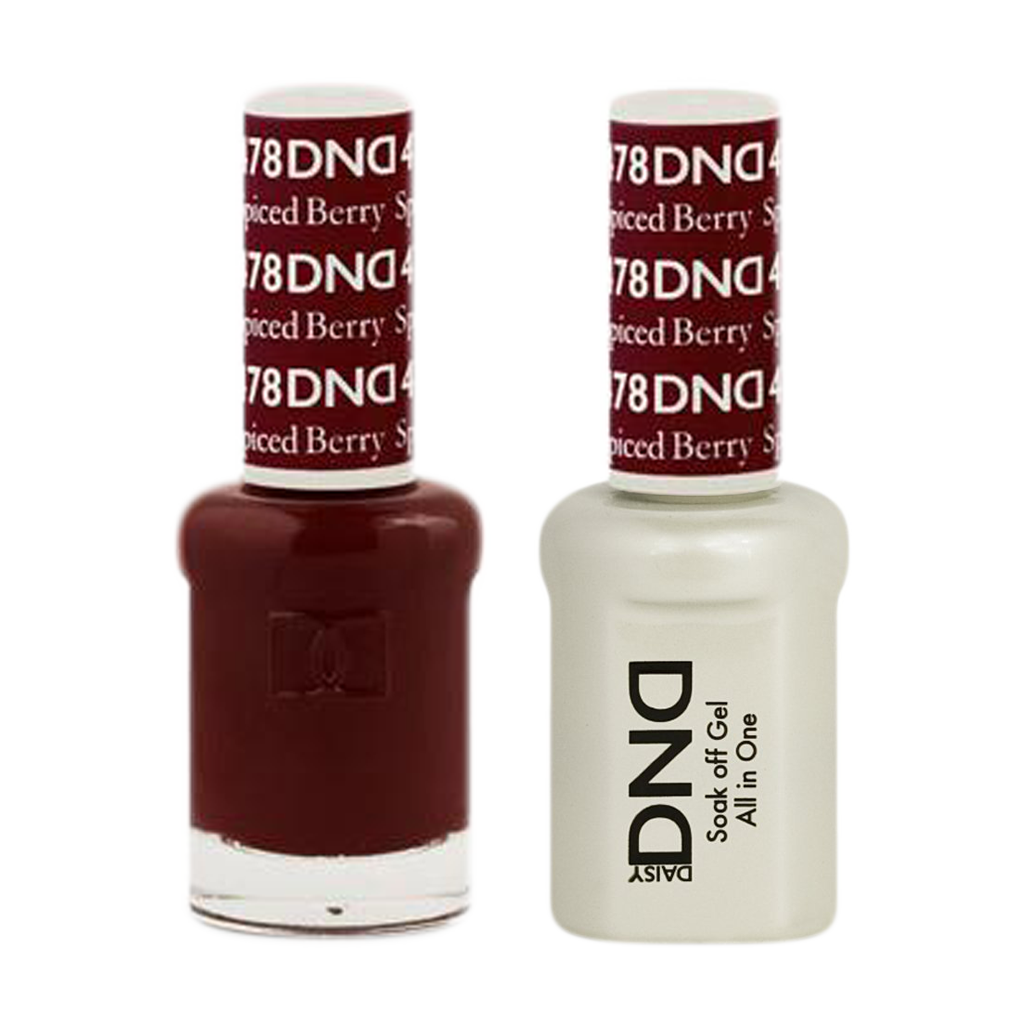 DND Nail Lacquer And Gel Polish, 478, Spiced Berry, 0.5oz MY0924