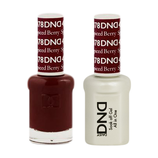 DND Nail Lacquer And Gel Polish, 478, Spiced Berry, 0.5oz MY0924