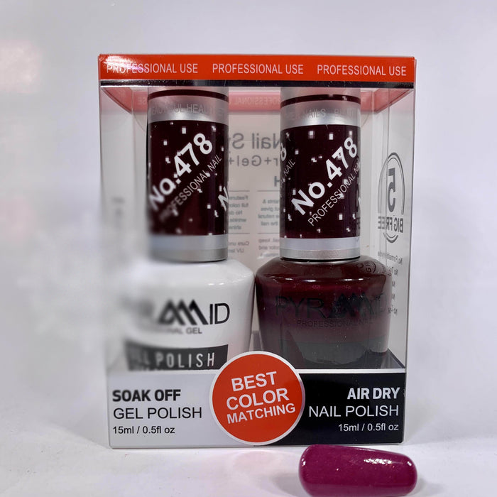 Pyramid Gel Polish + Nail Lacquer, 478, 0.5oz