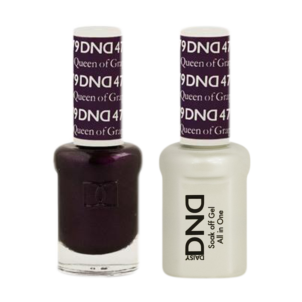 DND Nail Lacquer And Gel Polish, 479, Queen Of Grape, 0.5oz MY0924