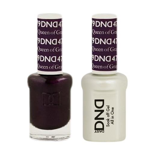 DND Nail Lacquer And Gel Polish, 479, Queen Of Grape, 0.5oz MY0924