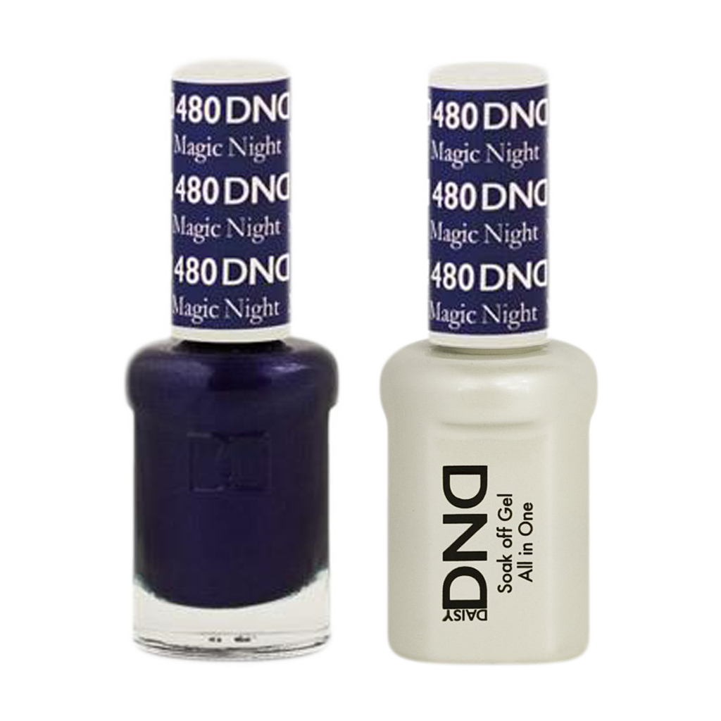 DND Nail Lacquer And Gel Polish, 480, Magic Night, 0.5oz MY0924