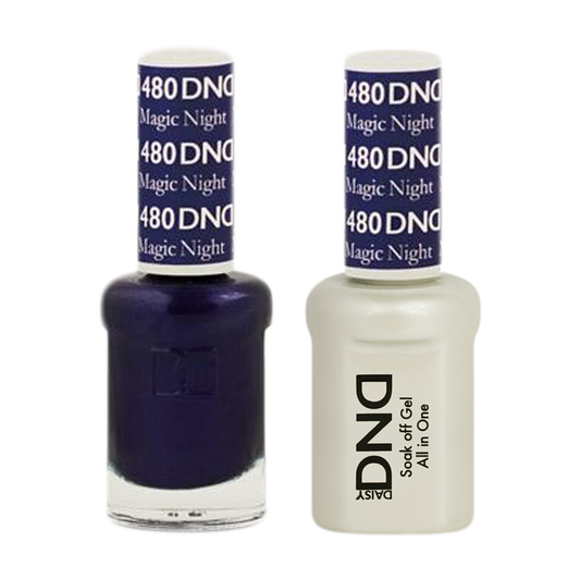 DND Nail Lacquer And Gel Polish, 480, Magic Night, 0.5oz MY0924