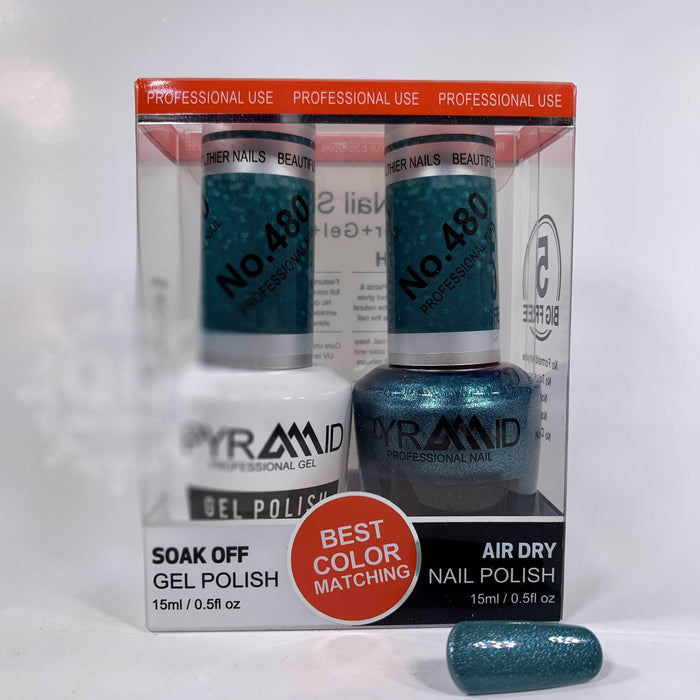 Pyramid Gel Polish + Nail Lacquer, 480, 0.5oz