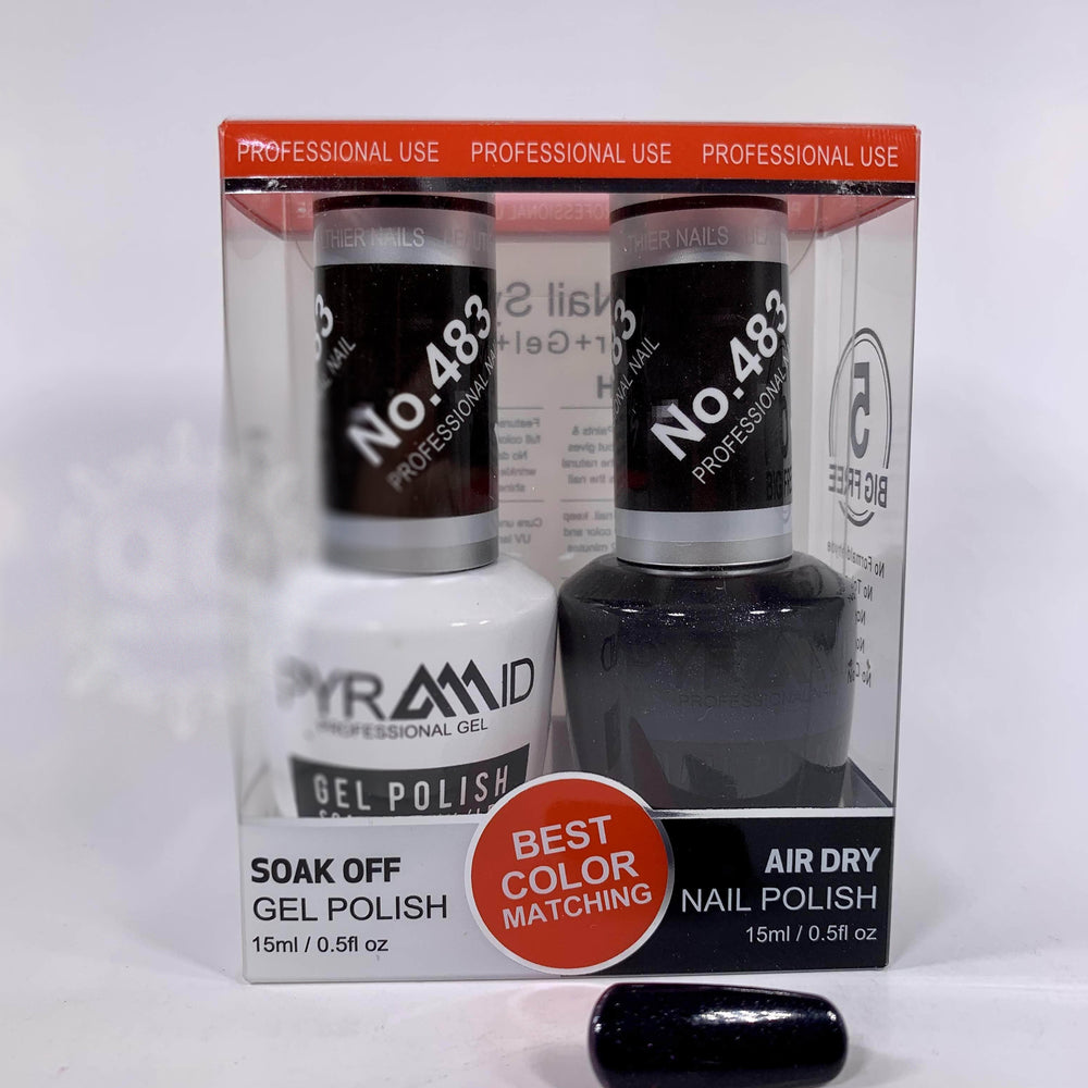 Pyramid Gel Polish + Nail Lacquer, 483, 0.5oz