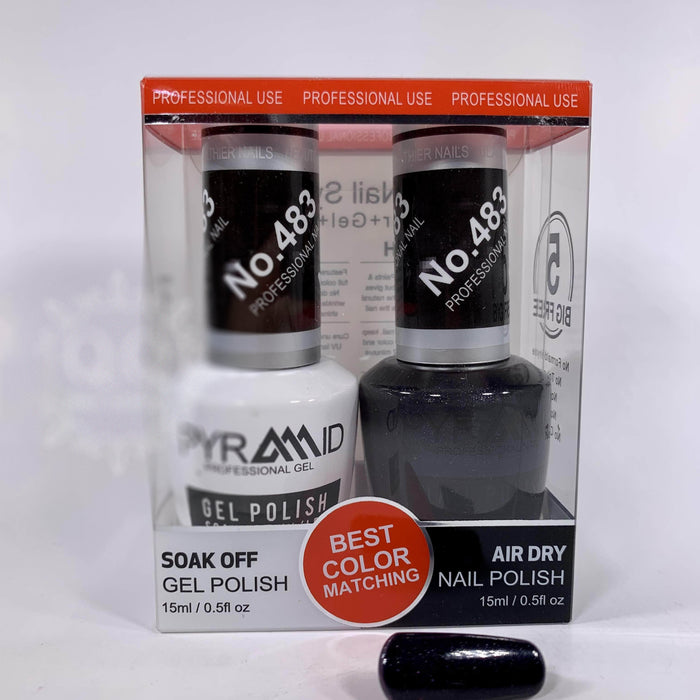 Pyramid Gel Polish + Nail Lacquer, 483, 0.5oz