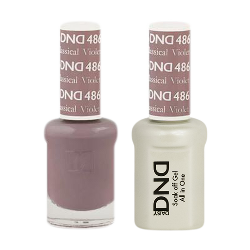 DND Nail Lacquer And Gel Polish, 486, Classical Violet, 0.5oz MY0924