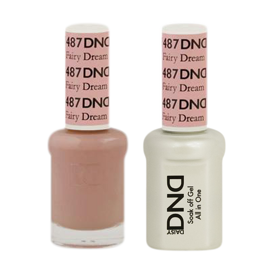 DND Nail Lacquer And Gel Polish, 487, Fairy Dream, 0.5oz MY0924