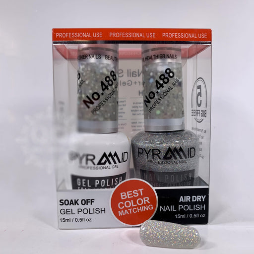 Pyramid Gel Polish + Nail Lacquer, 488, 0.5oz