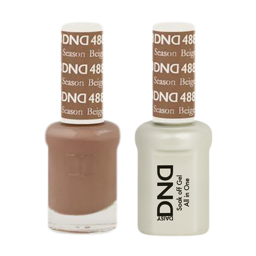 DND Nail Lacquer And Gel Polish, 488, Season Beige, 0.5oz MY0924