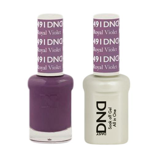 DND Nail Lacquer And Gel Polish, 491, Royal Violet, 0.5oz MY0924