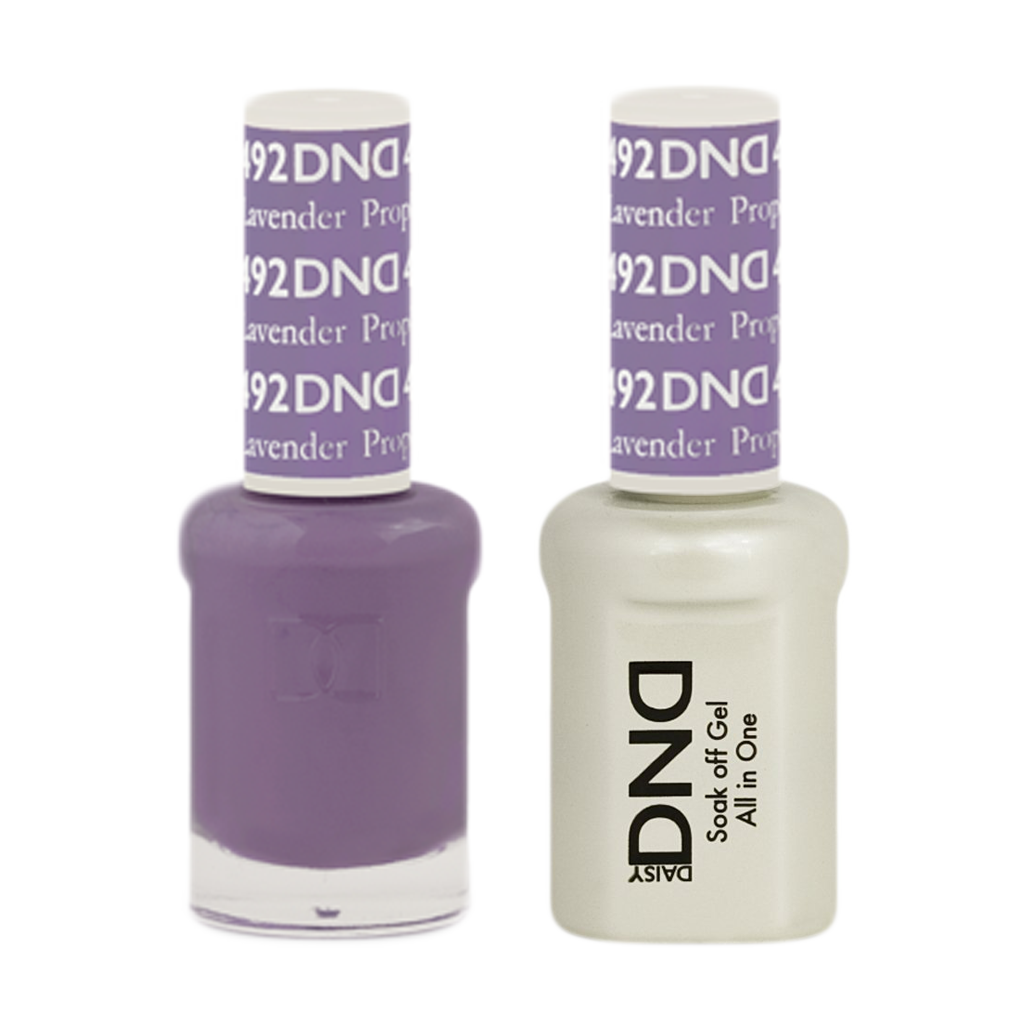 DND Nail Lacquer And Gel Polish, 492, Lavender Prophet, 0.5oz MY0924