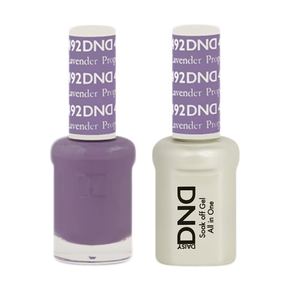 DND Nail Lacquer And Gel Polish, 492, Lavender Prophet, 0.5oz MY0924