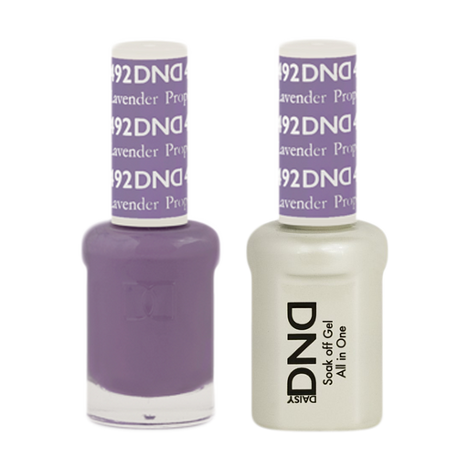 DND Nail Lacquer And Gel Polish, 492, Lavender Prophet, 0.5oz MY0924