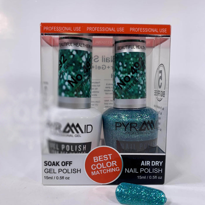 Pyramid Gel Polish + Nail Lacquer, 492, 0.5oz