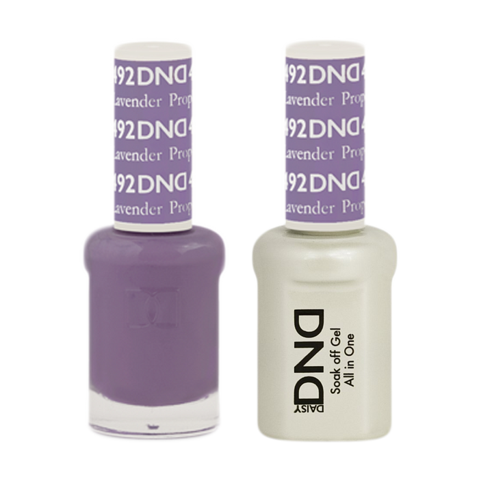 DND Nail Lacquer And Gel Polish, 492, Lavender Prophet, 0.5oz MY0924
