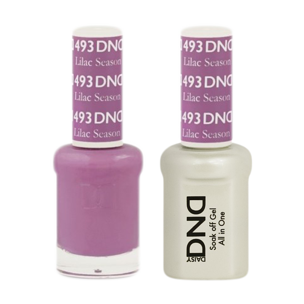 DND Nail Lacquer And Gel Polish, 493, Lilac Season, 0.5oz MY0924