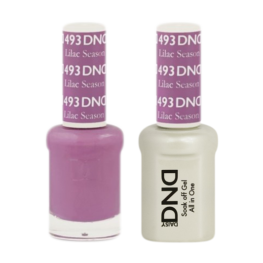 DND Nail Lacquer And Gel Polish, 493, Lilac Season, 0.5oz MY0924