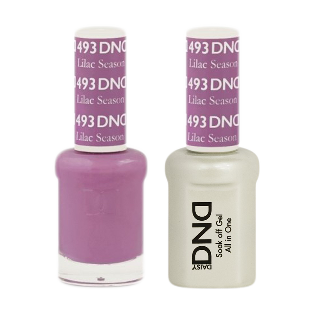 DND Nail Lacquer And Gel Polish, 493, Lilac Season, 0.5oz MY0924