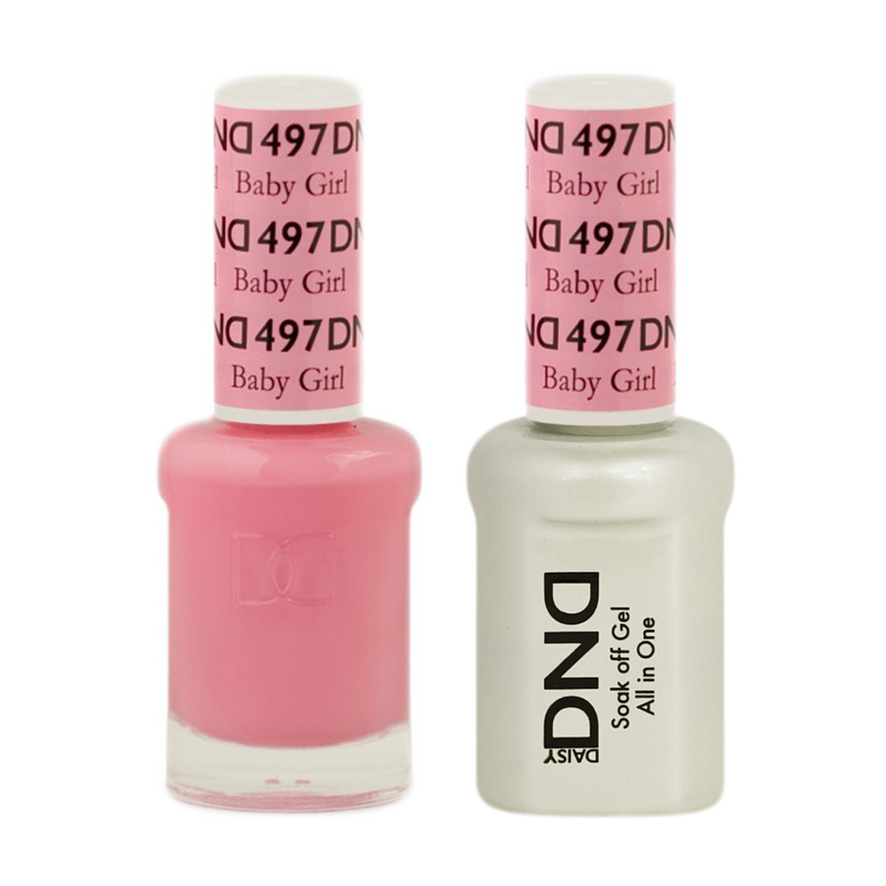 DND Nail Lacquer And Gel Polish, 497, Baby Girl, 0.5oz MY0924