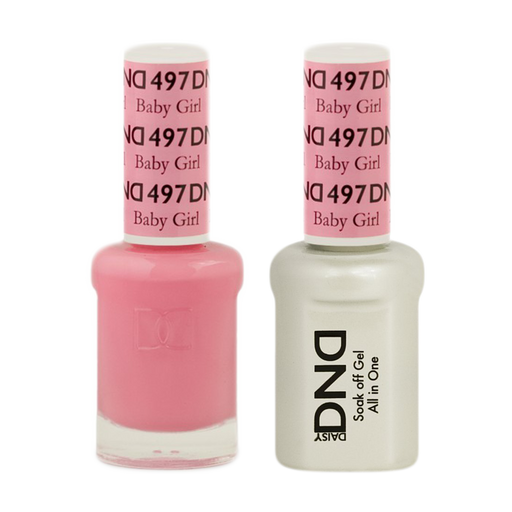 DND Nail Lacquer And Gel Polish, 497, Baby Girl, 0.5oz MY0924
