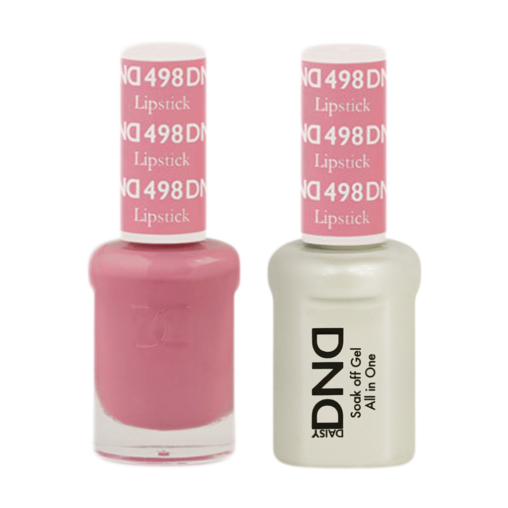 DND Nail Lacquer And Gel Polish, 498, Lipstick, 0.5oz MY0924