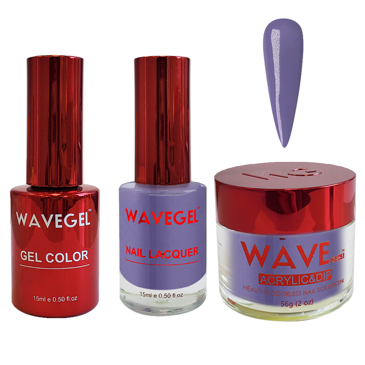 Wave Gel 4in1 Dipping Powder + Gel Polish + Nail Lacquer, QUEEN Collection, 049, Great Britain's Love