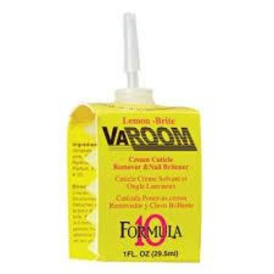 Formula 10, VaRoom Lemon Brite Cuticle Remove & Nail Britener, 99581, 1oz