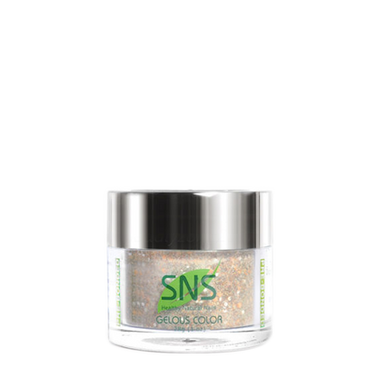 SNS Gelous Dipping Powder, GL04, Glitter Collection, 1oz KK