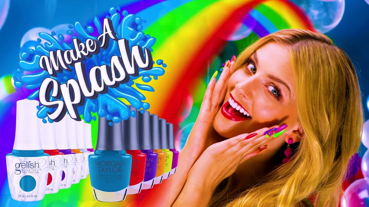 Morgan Taylor, Make A Splash Summer 2018 Collection, Full line of 7 colors (from 3110301 to 3110307), 0.5oz