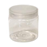 Cre8tion Clear Plastic Jar, 4oz, 26058