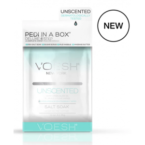 Voesh Pedi in a Box Deluxe 4 Step, UNSCENTED, VPC208 WHT