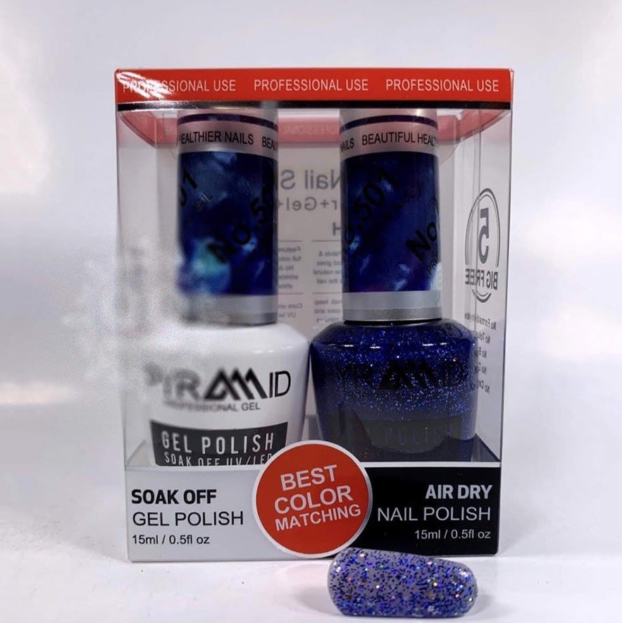 Pyramid Gel Polish + Nail Lacquer, 501, 0.5oz OK0529VD