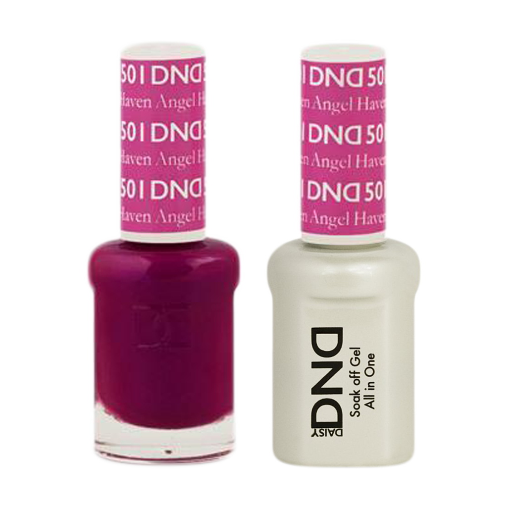 DND Nail Lacquer And Gel Polish, 501, Haven Angel, 0.5oz MY0924