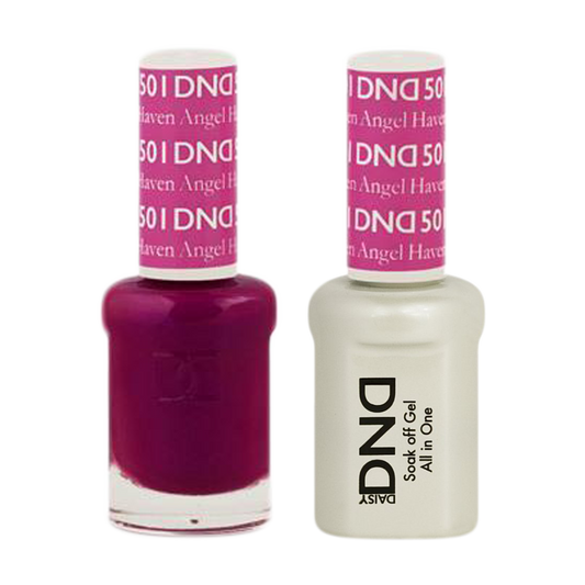 DND Nail Lacquer And Gel Polish, 501, Haven Angel, 0.5oz MY0924