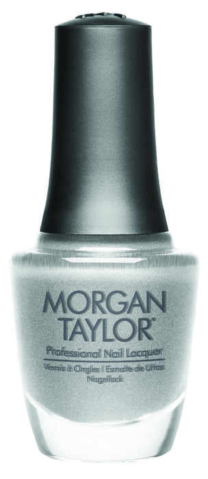 Morgan Taylor, 50193, Gifted With Style Collection, Tinsel My Fancy- Silver Textured Metallic, 0.5oz