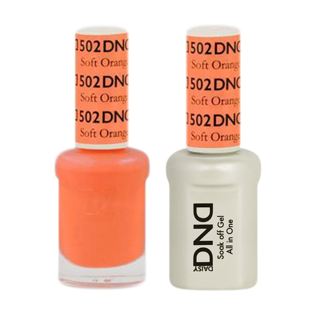 DND Nail Lacquer And Gel Polish, 502, Soft Orange, 0.5oz MY0924