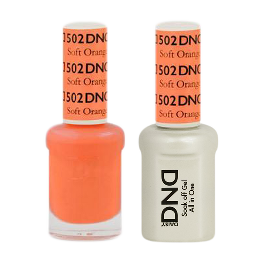 DND Nail Lacquer And Gel Polish, 502, Soft Orange, 0.5oz MY0924