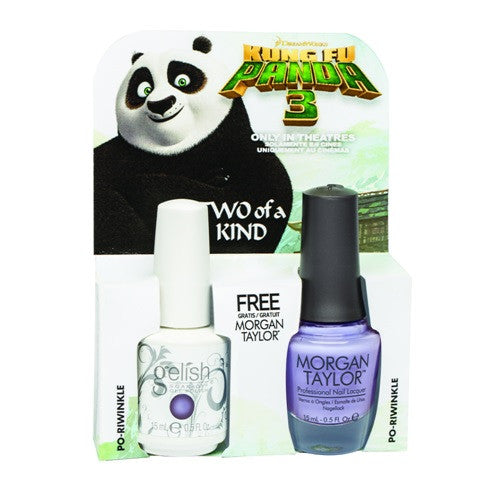 Morgan Taylor, 50205, Kungfu Panda Collection, Chilly Calla Lily – Light Periwinkle Crème, 0.5oz
