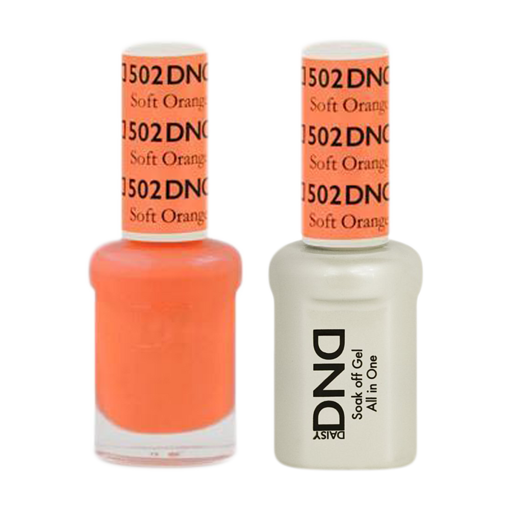 DND Nail Lacquer And Gel Polish, 502, Soft Orange, 0.5oz MY0924