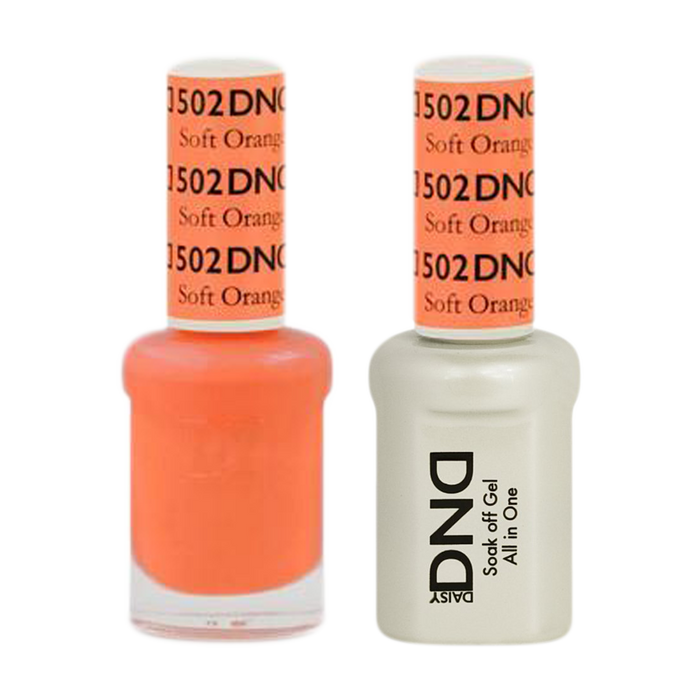 DND Nail Lacquer And Gel Polish, 502, Soft Orange, 0.5oz MY0924