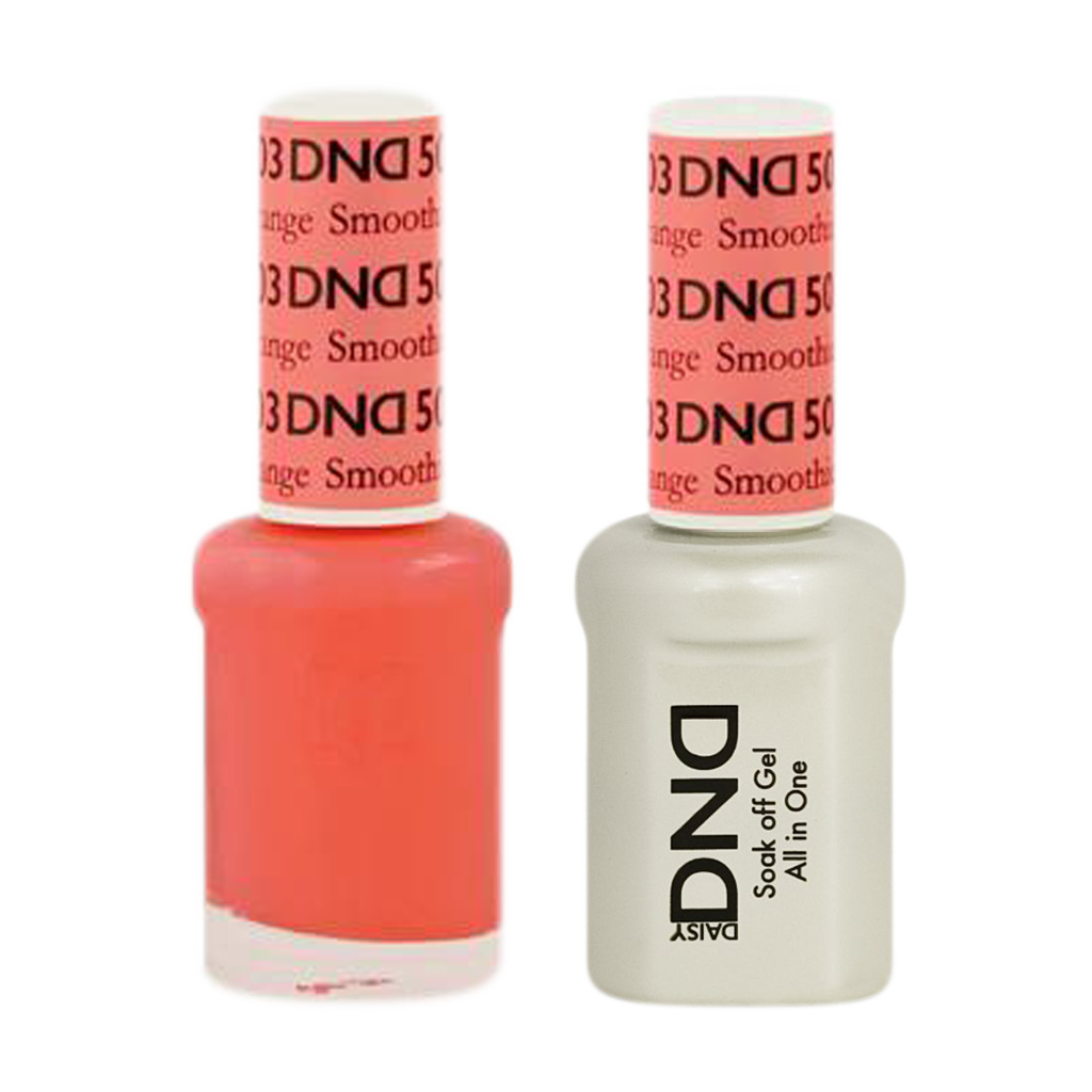 DND Nail Lacquer And Gel Polish, 503, Orange Smoothie, 0.5oz MY0924