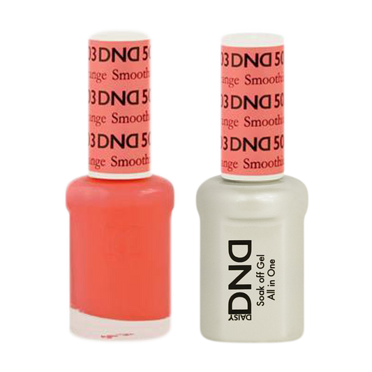 DND Nail Lacquer And Gel Polish, 503, Orange Smoothie, 0.5oz MY0924