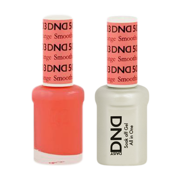 DND Nail Lacquer And Gel Polish, 503, Orange Smoothie, 0.5oz MY0924