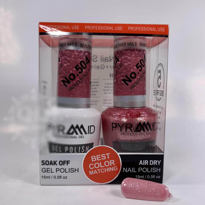 Pyramid Gel Polish + Nail Lacquer, 504, 0.5oz