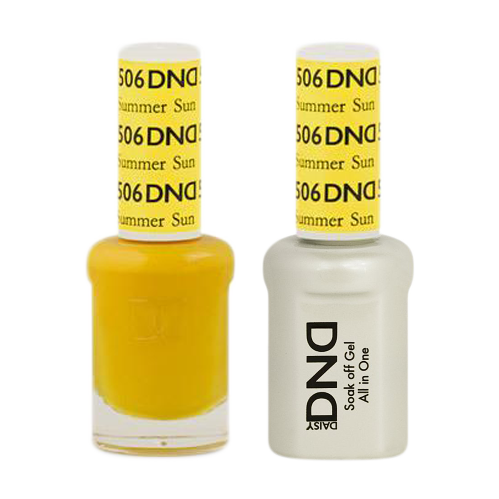 DND Nail Lacquer And Gel Polish, 506, Summer Sun, 0.5oz MY0924